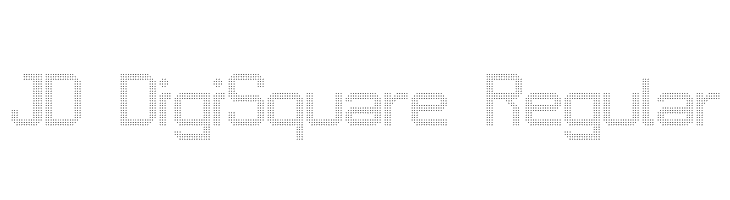 JD DigiSquare Regular Font