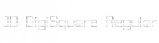 JD DigiSquare Regular  les polices de caractères gratuit tlcharger