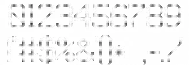 JD DigiSquare Regular Font OTHER CHARS