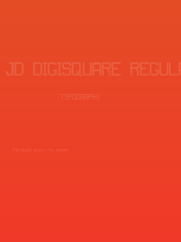 JD DigiSquare Regular Poster