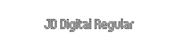 JD Digital Regular  baixar fontes gratis