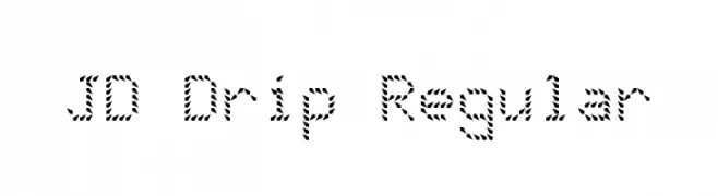 JD Drip Regular  Fuentes Gratis Descargar
