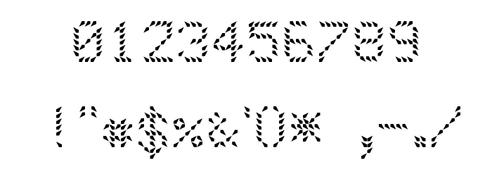 JD Drip Regular Font OTHER CHARS