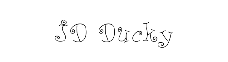 JD Ducky  नि: शुल्क फ़ॉन्ट्स डाउनलोड