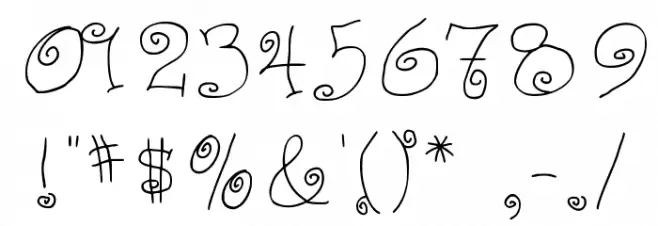 JD Ducky Font OTHER CHARS