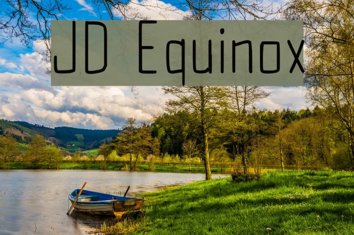 JD Equinox Example 1