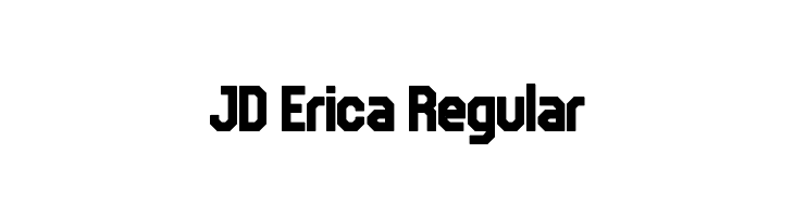 JD Erica Regular Font