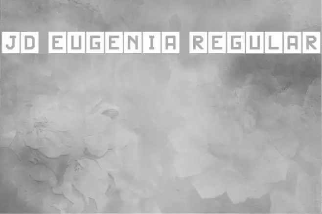JD Eugenia Regular Font examples