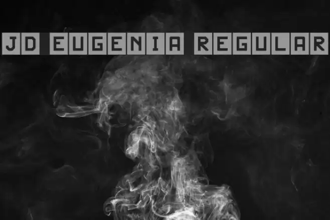 JD Eugenia Regular Font examples