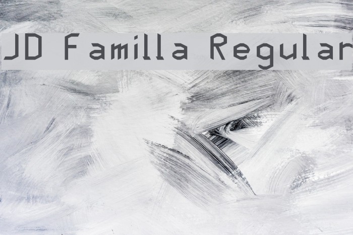 JD Familla Regular Example 3