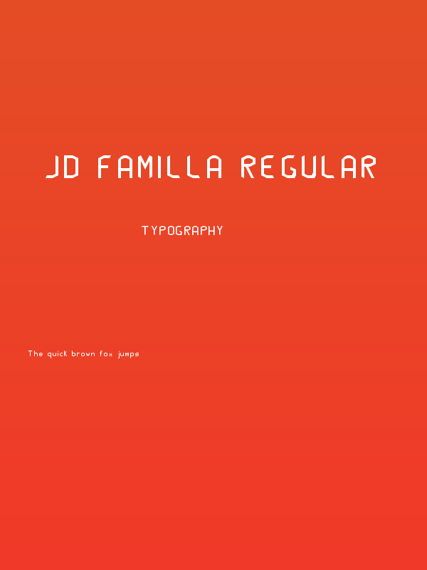 JD Familla Regular Poster