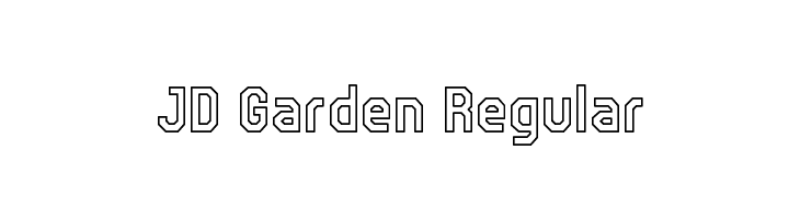 JD Garden Regular  Frei Schriftart Herunterladen
