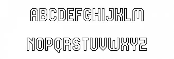 JD Garden Regular Schriftart Groß