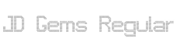 JD Gems Regular Font