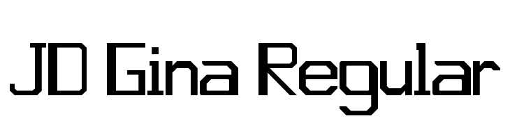 JD Gina Regular  Frei Schriftart Herunterladen
