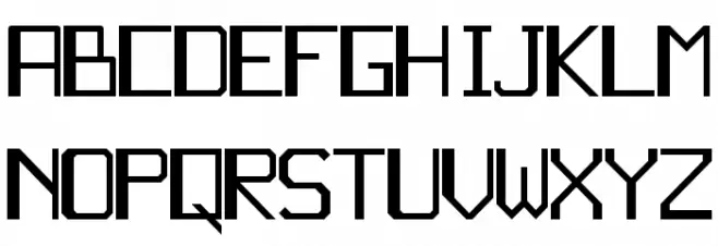JD Gina Regular Font Litere mari