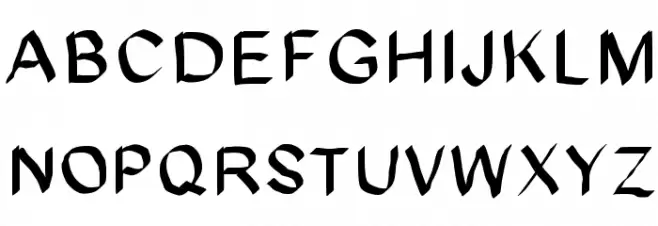 JD Glare Schriftart Groß