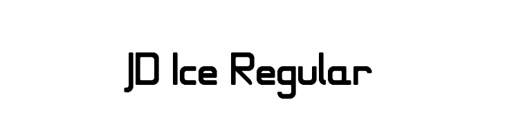 JD Ice Regular Font