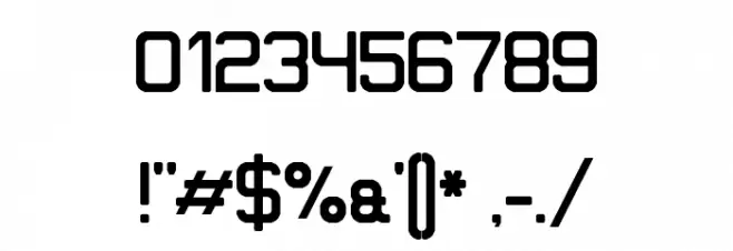 JD Ice Regular Font OTHER CHARS