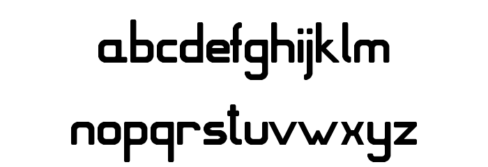 JD Ice Regular Font LOWERCASE