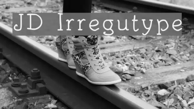 JD Irregutype Font examples