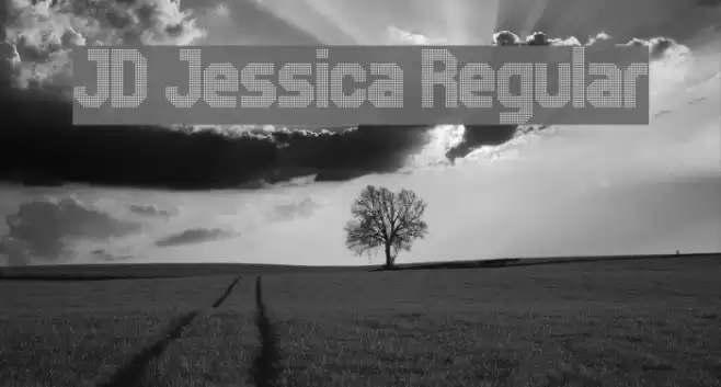 JD Jessica Regular Font examples