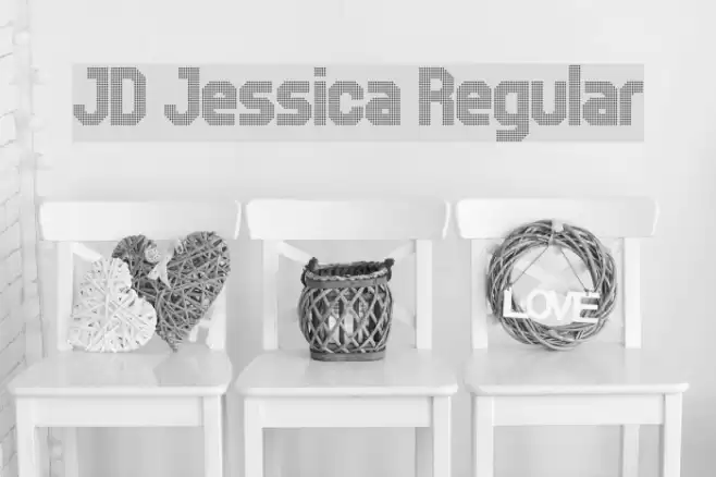 JD Jessica Regular Font examples