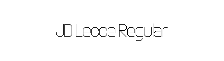 JD Lecce Regular Font