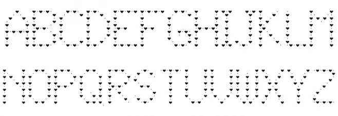 JD Lovers Regular Schriftart Groß