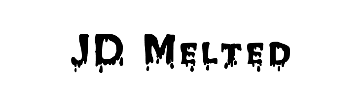 JD Melted  font caratteri gratis