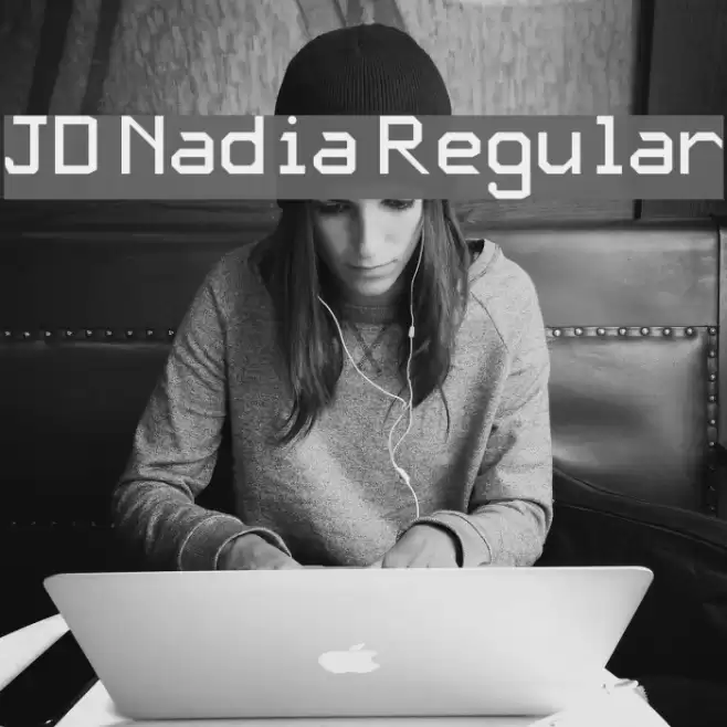 JD Nadia Regular Font examples