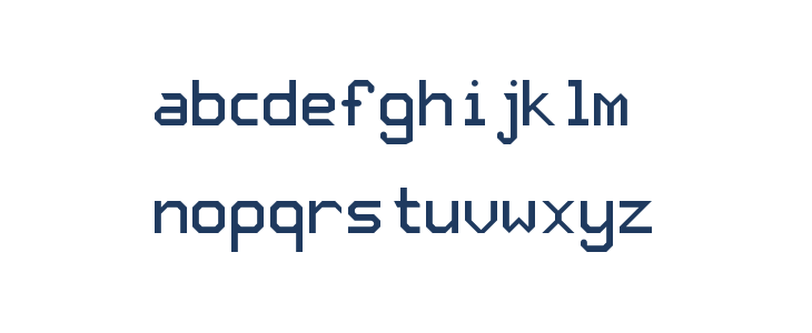 JD Nadia Regular Lowercase