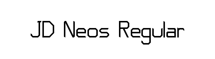 JD Neos Regular  Free Fonts Download