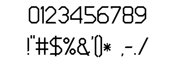 JD Neos Regular Font OTHER CHARS