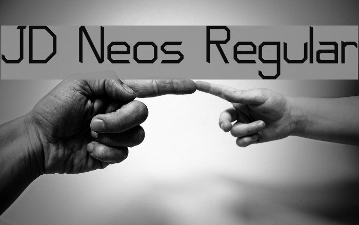 JD Neos Regular Font examples