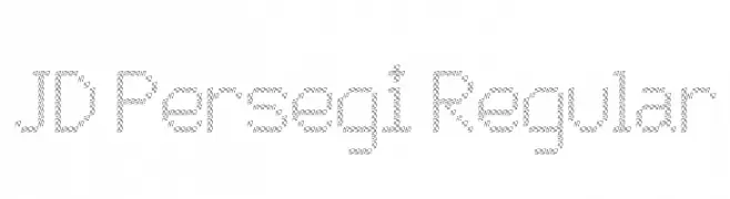 JD Persegi Regular  font caratteri gratis
