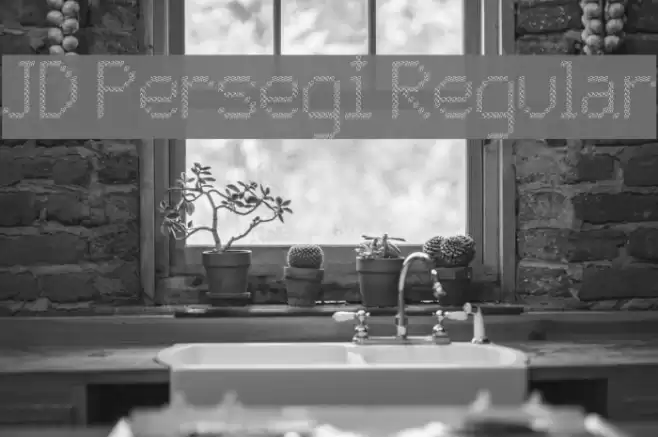 JD Persegi Regular Font examples