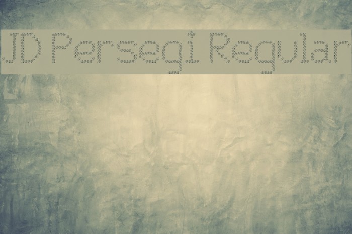 JD Persegi Regular Fonte examples