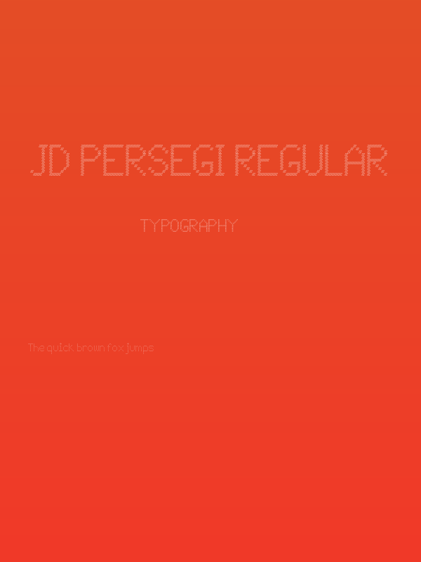 JD Persegi Regular Poster
