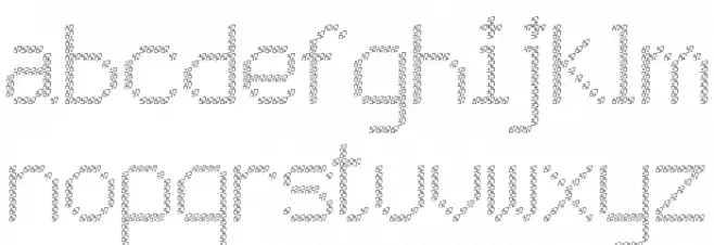 JD Persegi Regular फ़ॉन्ट लोअरकेस