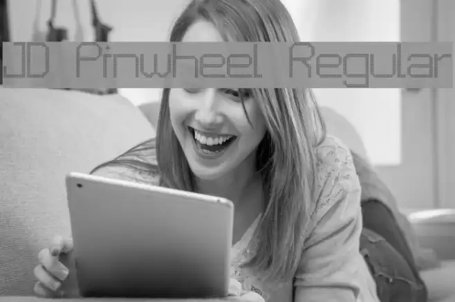 JD Pinwheel Regular Font examples