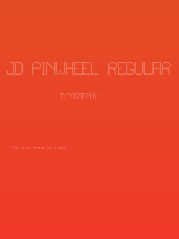 JD Pinwheel Regular Poster