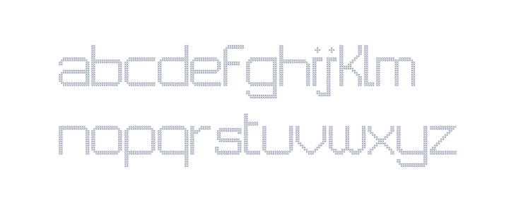 JD Pinwheel Regular Lowercase