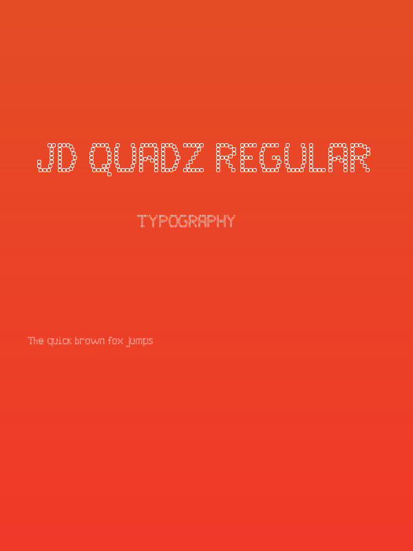 JD Quadz Regular Poster