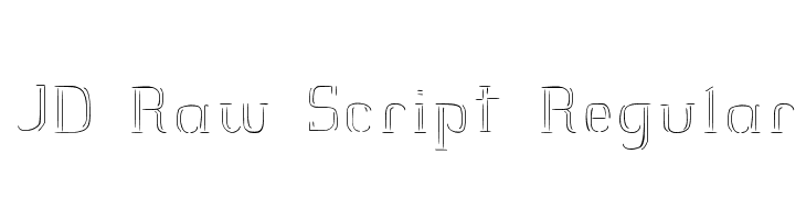 Raw script. Beautifully delicious script Regular.