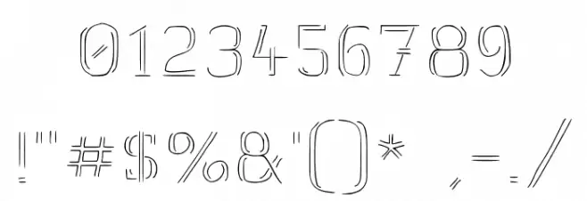 JD Raw Script Regular Font OTHER CHARS