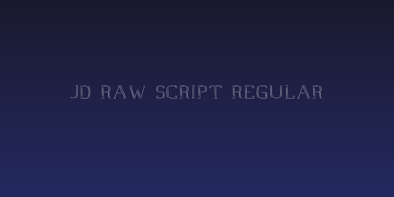 JD Raw Script Regular Social Header
