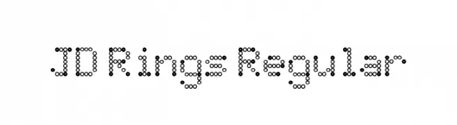 JD Rings Regular  Frei Schriftart Herunterladen