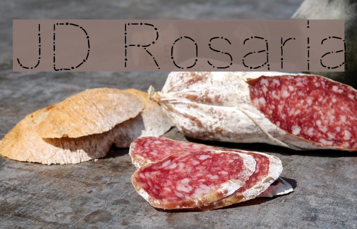JD Rosaria Font examples