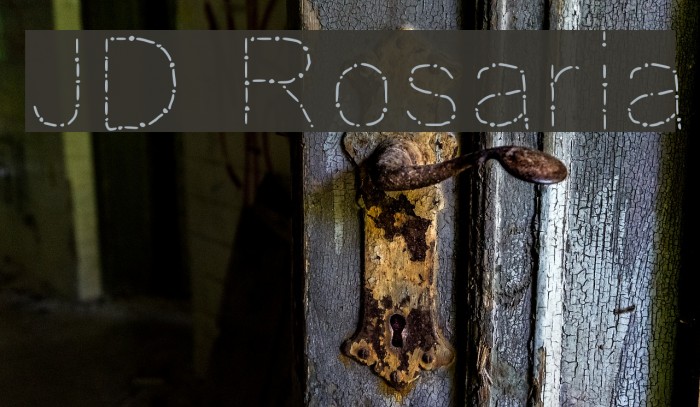 JD Rosaria Font examples